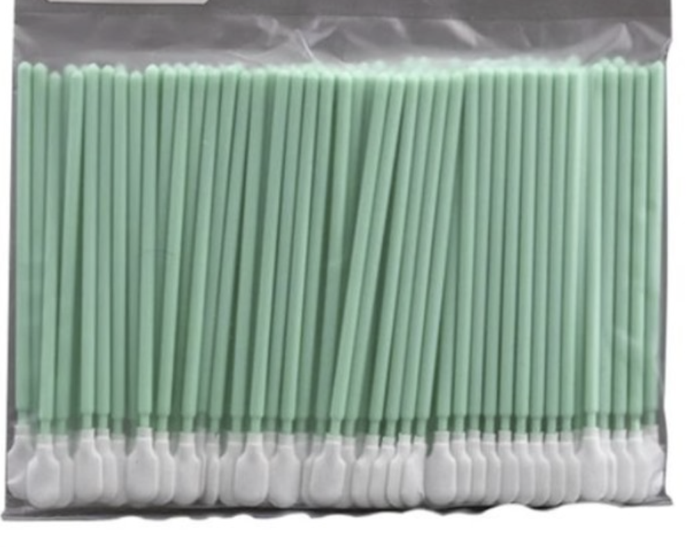 "Hisopos de espuma para limpieza y mantenimiento de impresoras, plotters, CNC y otros equipos. Alta absorción y protección de lentes y componentes.