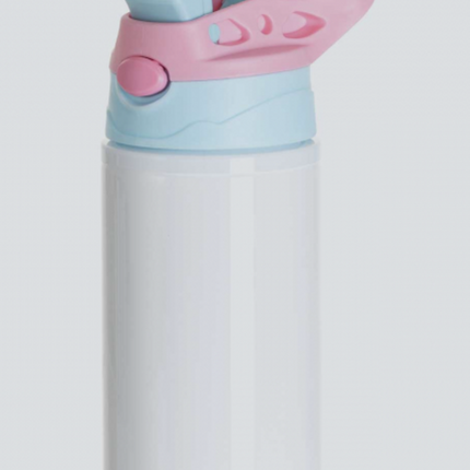 Botella sublimable metalica modelo niños 12oz diferentes colores tapa plástica
