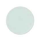 Posavasos redondo de cristal sublimable en blanco