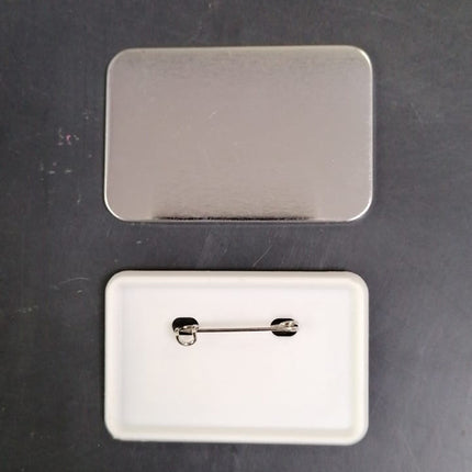 Chapita pin rectangular 40*60mm rpbp base plástica 100_1