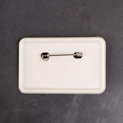 Chapita pin rectangular 40*60mm rpbp base plástica 100_2