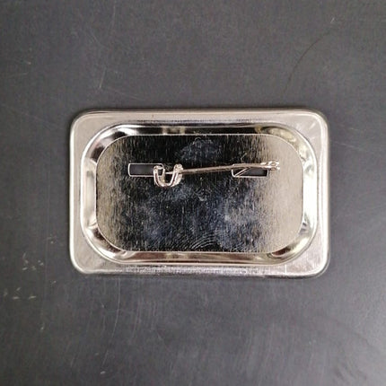 Chapita Pin Base Metálica Forma Rectangular 60x40mm_2