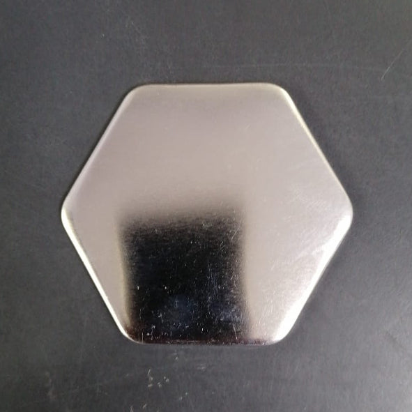Chapita pin hexagonal 65*58 mm - 100 unid_1