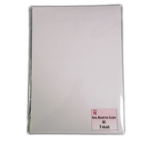 Papel Magnético Glossy - A4 -5 hojas_1