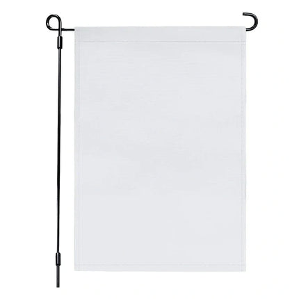 Bandera de jardín sublimable 30x40 cm con soporte metálico