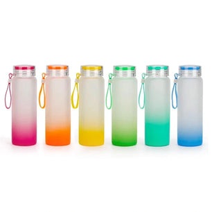 Botella sublimable satinada base Naranja 450ml