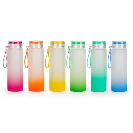 Botella sublimable satinada base Verde Agua 450ml