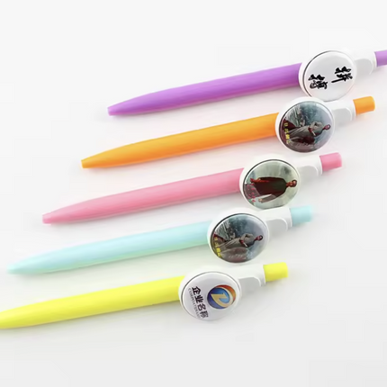 Chapita Lápiz Snap 25mm en colores | Bolsa 20 unidades para personalizar con estampado, stickers o sublimación | Ideal para emprendedores