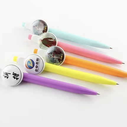 Chapita Lápiz Snap 25mm en colores | Bolsa 20 unidades para personalizar con estampado, stickers o sublimación | Ideal para emprendedores