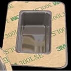 Tipo Cuadrado 100 unidades Medida interior: 3.5*6.5cm Medida exterior: 7.5*10.5cm