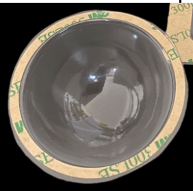 Empaque Plastico Transparente Blister  95x40x22mm Plastico + stiker 100 unidades