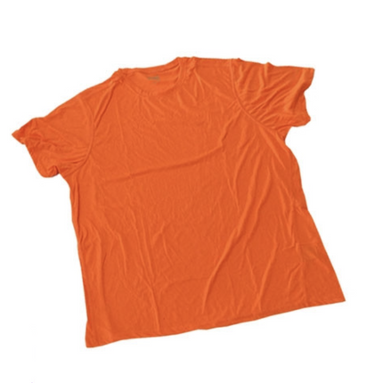 Polera naranja neon talla xxl redo - 100% poliester