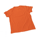 Polera naranja neón de poliéster talla XXL