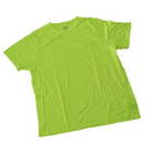Polera amarilla neón sublimable de poliéster talla XXL