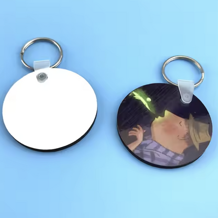 Llavero Mdf sublimable   Imprimible ambos lados  Lado Perfecta para Sublimación y Personalización. Ideal para Decoración, Regalos y Promociones.