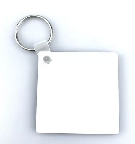 Llavero Mdf sublimable   Imprimible ambos lados  Lado Perfecta para Sublimación y Personalización. Ideal para Decoración, Regalos y Promociones.