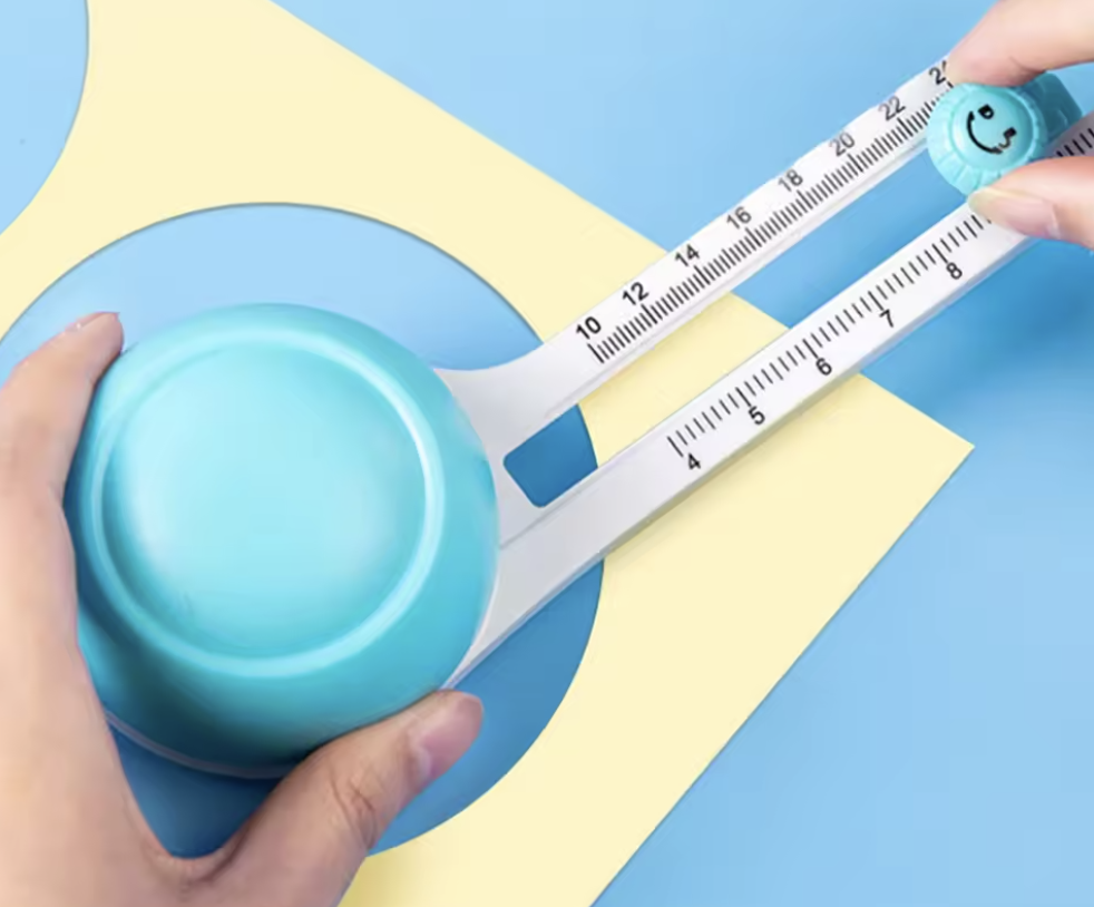 Cortador Circular con Regulador - Ideal para Proyectos de Manualidades y Profesionales. Alta Precisión y Ajuste Fácil. Perfecto para Papel, Tela y Más (Copia)