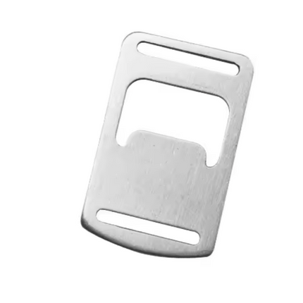 Mosquetones metálicos Cuadrado para usar en cinta lanyard, 100 unidades