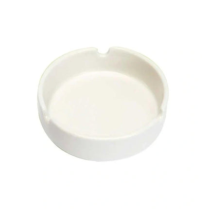 Cenicero sublimable blanco brillante de cerámica