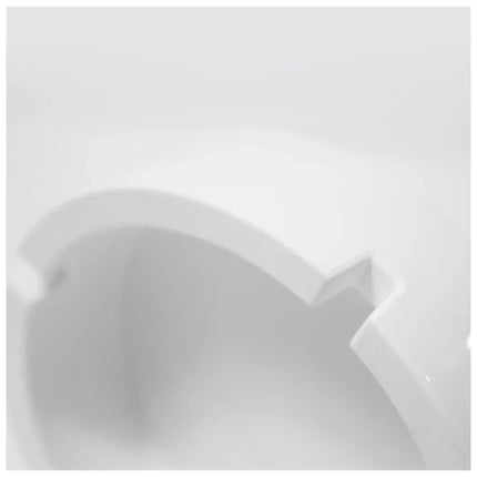 Cenicero sublimable blanco brillante de cerámica