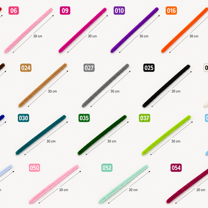 Limpia Pipas para Manualidades y Emprendimiento | Colores Seleccionados para Personalizar