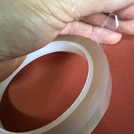 Cinta adhesiva thermo resistente - 10mm de ancho - trasparente