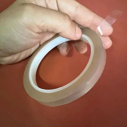 Cinta adhesiva thermo resistente - 10mm de ancho - trasparente