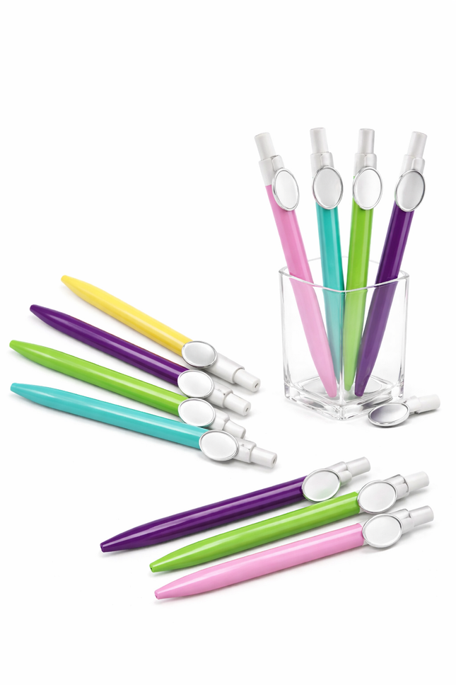 Lapiz sublimable con placa de aluminio en colores