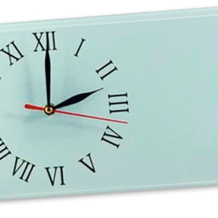 Cristal Reloj Imagen Full 15x30 MBL-28 - Ideal para Personalización y Sublimación. Perfecto para Crear Diseños Únicos Regalos y Decoración de Espacios Preventa