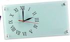 Reloj de cristal sublimable rectangular MBL-28 de 15 × 30 cm