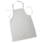 Delantal blanco sublimable de 44 por 60 cm, vista frontal
