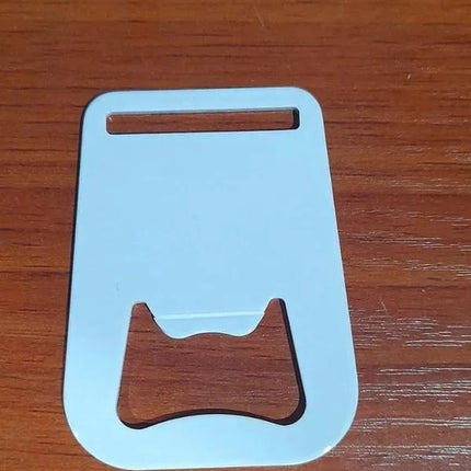 Destapador de Botellas sublimable Metalico modelo Ovalado