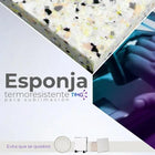 Infografía de esponja termorresistente para proteger trabajos de sublimación