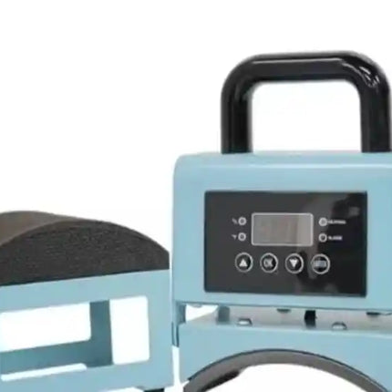 Estampadora de Gorro Manual Celeste Estampa Jockey, Gorros textil.