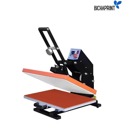 Estampadora plana con auto apertura digital