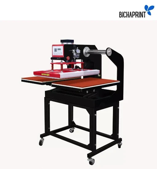 Estampadora plana doble locacion neumatica - estampado plano en 40x40 o 40x60