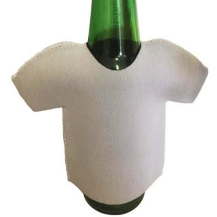 Funda Sublimable para Botella de Cerveza Modelo Camiseta - Ideal para Personalización y Sublimación. Perfecta para Crear Diseños Únicos y Regalos Creativos