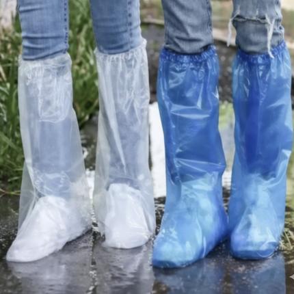 Cubrebotas Impermeables Plásticos | Protector para Lluvia y Trabajo 10 unidades