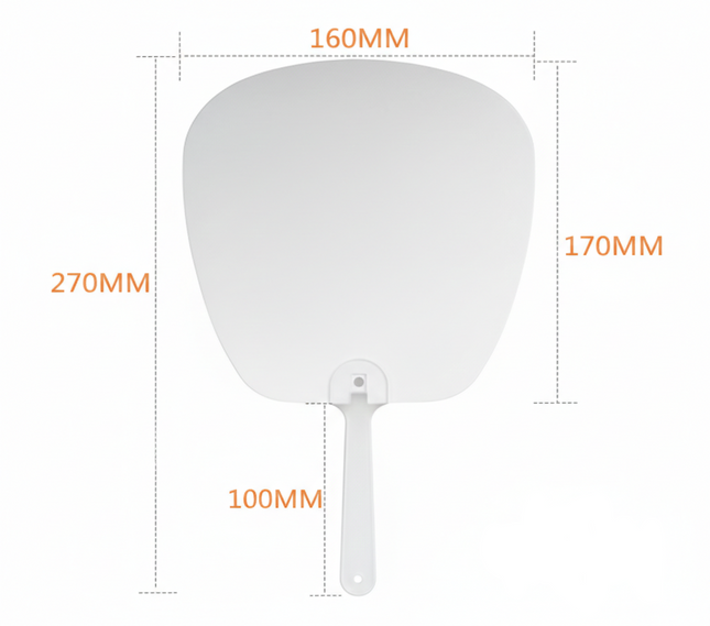 Abanico Sublimable Personalizable | Ideal para Eventos y Promociones