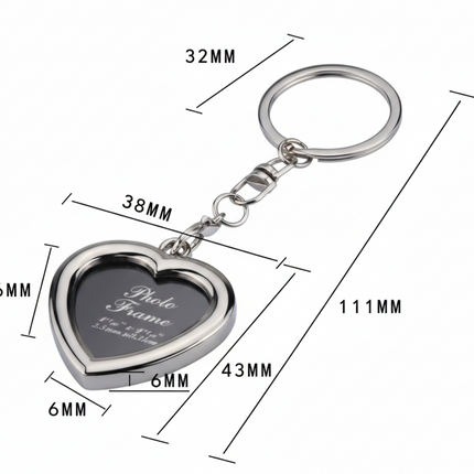 Llavero Porta Foto Personalizable | Ideal para Regalos y Recuerdos