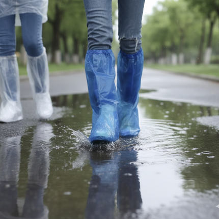 Cubrebotas Impermeables Plásticos | Protector para Lluvia y Trabajo 10 unidades