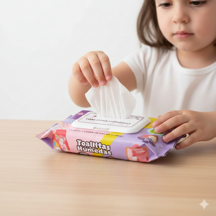 Toallitas Húmedas 80 Hojas 12x16 cm | Pack Ahorro para Hogar y Negocio