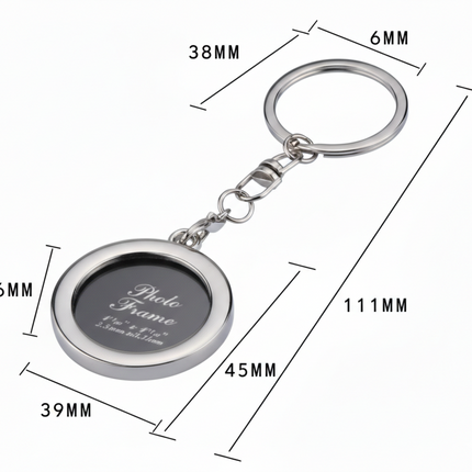 Llavero Porta Foto Personalizable | Ideal para Regalos y Recuerdos