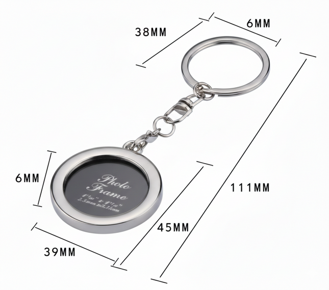 Llavero Porta Foto Personalizable | Ideal para Regalos y Recuerdos