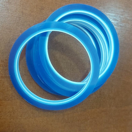 Cinta adhesiva thermo resistente - 10mm de ancho  33metros- azul