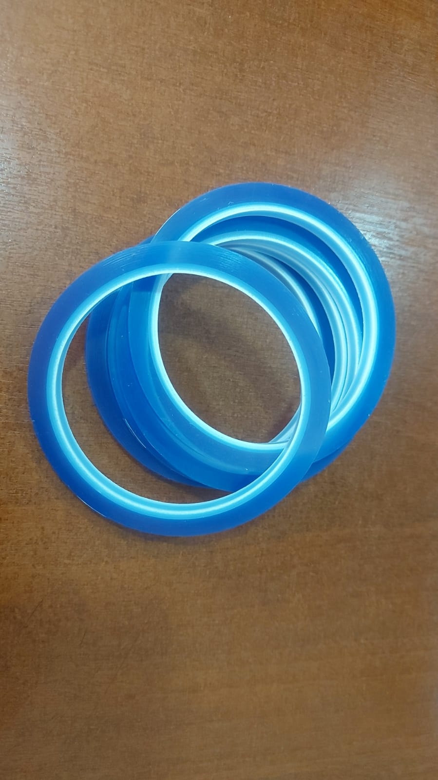 Cinta adhesiva thermo resistente - 10mm de ancho  33metros- azul