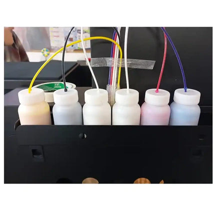 Impresora directa de poleras A3 modelo R1390 CMYKWW cabezal Epson Dx6