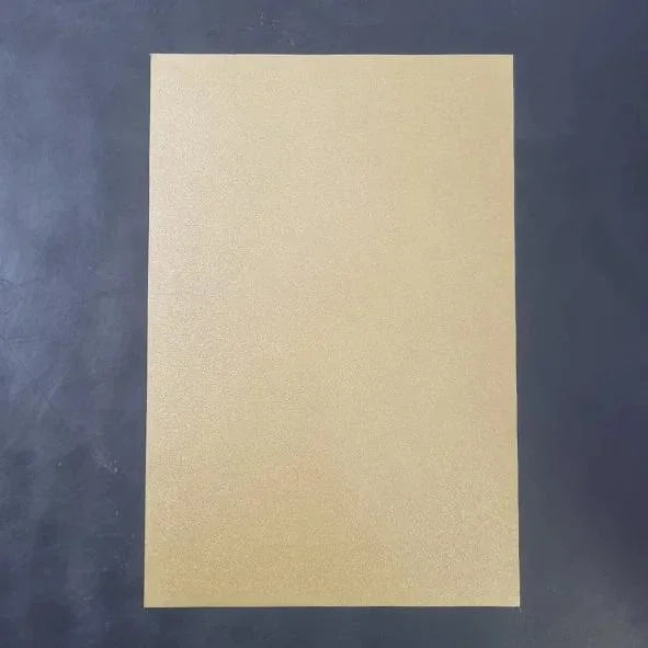 Lamina metalica Sublimable dorada tamaño A4 Para estampar