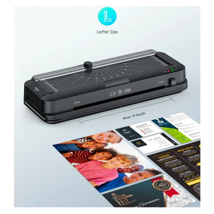 Laminador manual multifuncional 3 en 1 - lamina perfora y corta