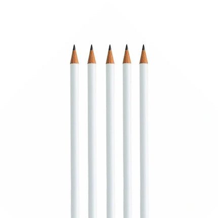 Lápiz grafito color blanco para decorar - no sublimable - 50 unidades